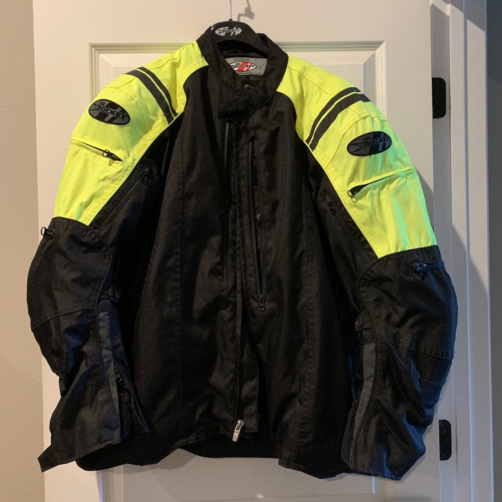Men's Joe Rocket Armored Motorcycle Jacket Size 3X